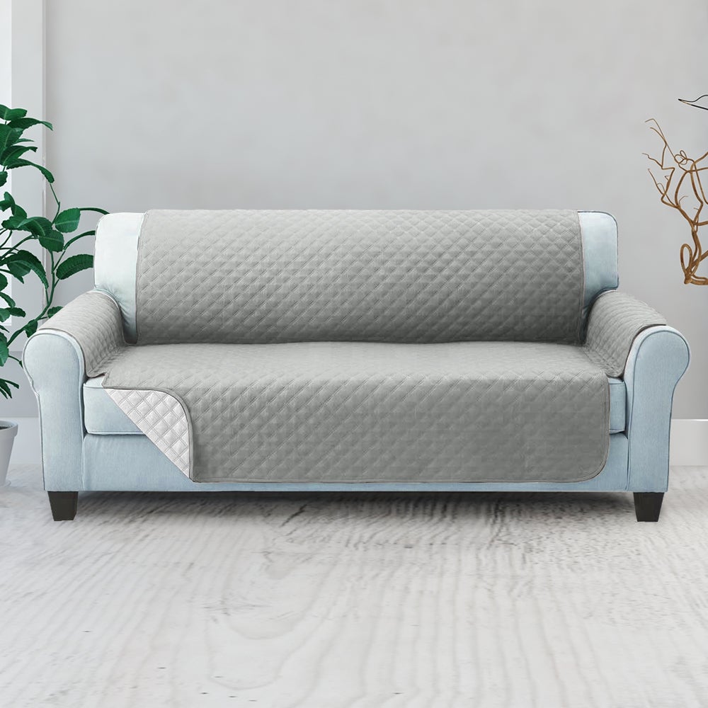 Details about  / Sofa Cover Grey Couch Covers 1//2//3//4 Seater Lounge Slipcover Protector Stretch